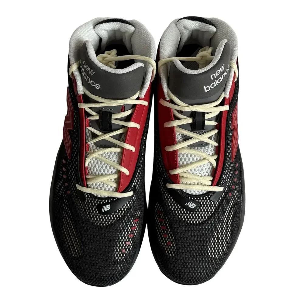 New Balance P400 Shoes Mens Size 13 Wide 2E Black Red Basketball